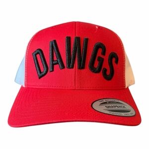 NCAA Georgia “DAWGS” SNAPBACK TWILL TRUCKER CAP